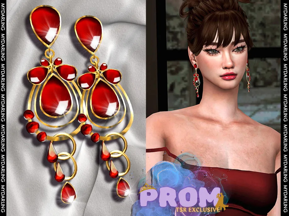 pair of elegant luxury prom earrings na 0237 female