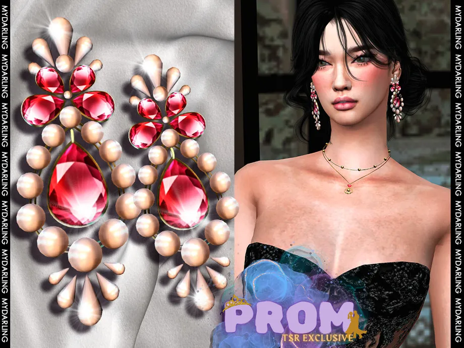 pair of elegant luxury prom earrings na 0238- FEMALE