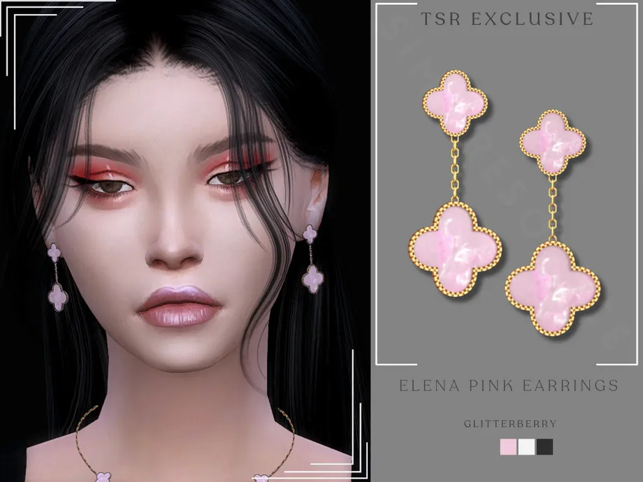 Elena Pink Earrings