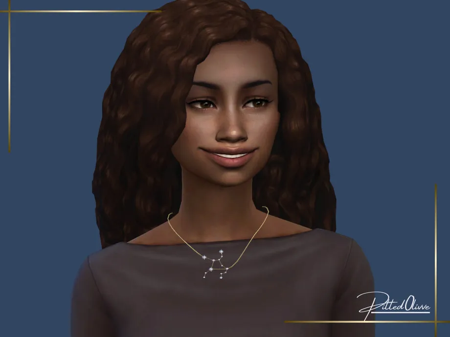 Virgo Constellation Necklace