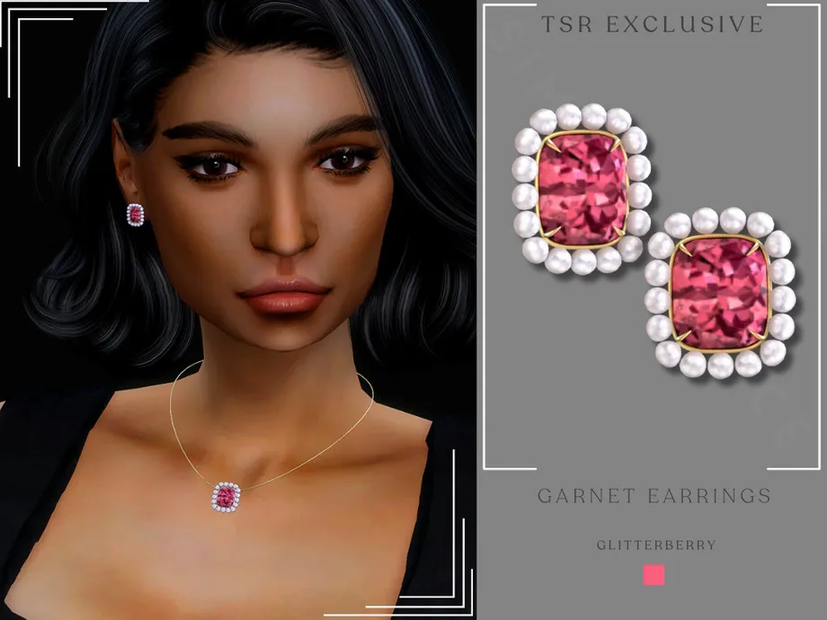 Garnet Earrings
