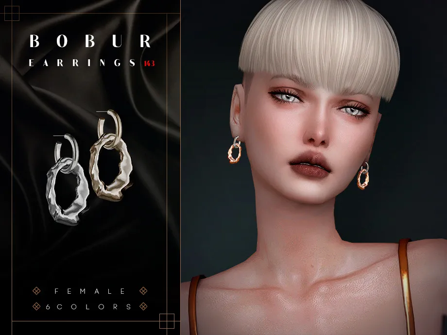 Crumpled Dangling Earrings