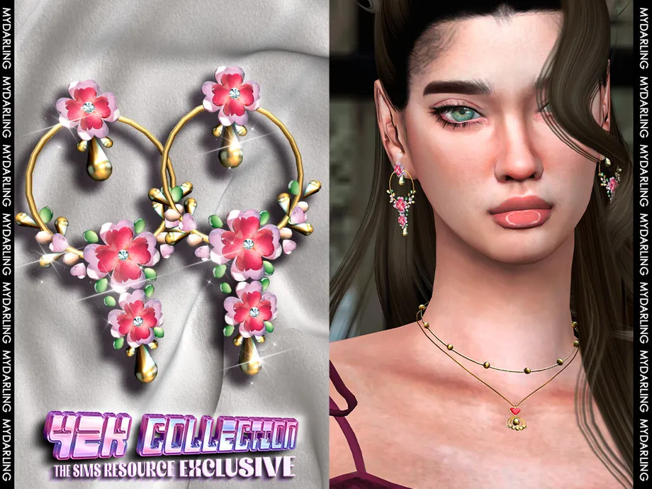 long gold earrings with jewels v2 na089