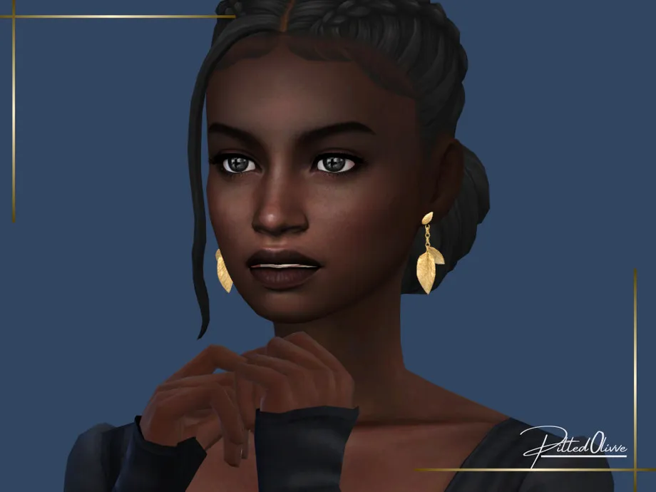 Golden Leaf Earrings