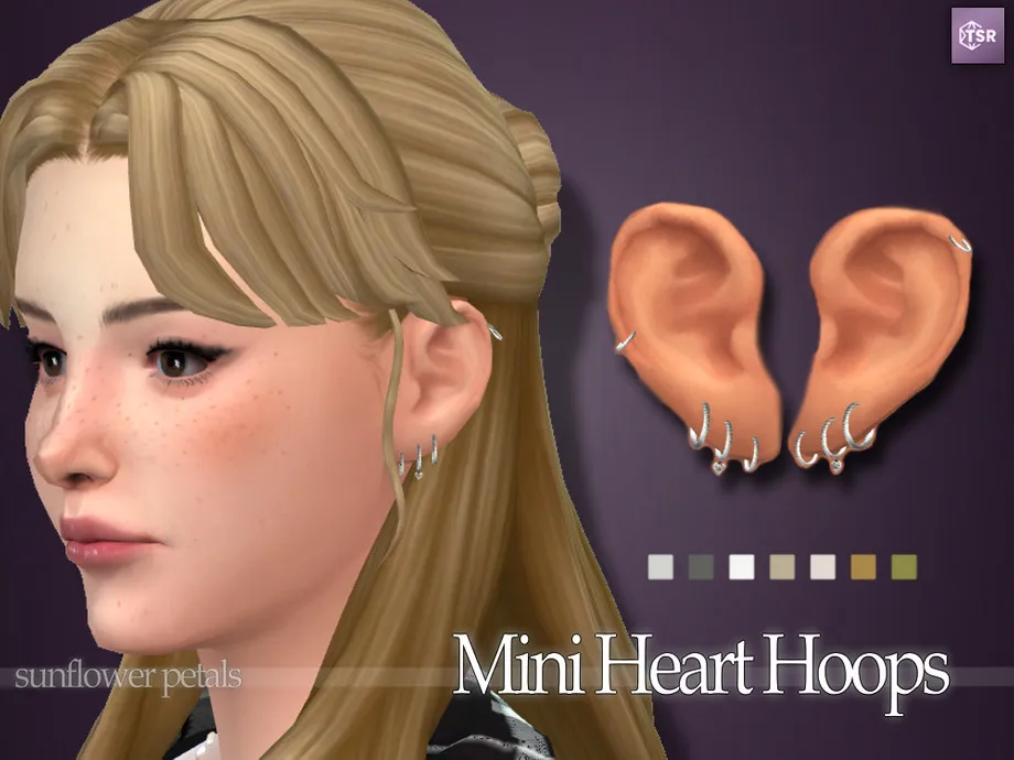 Mini Heart Hoops
