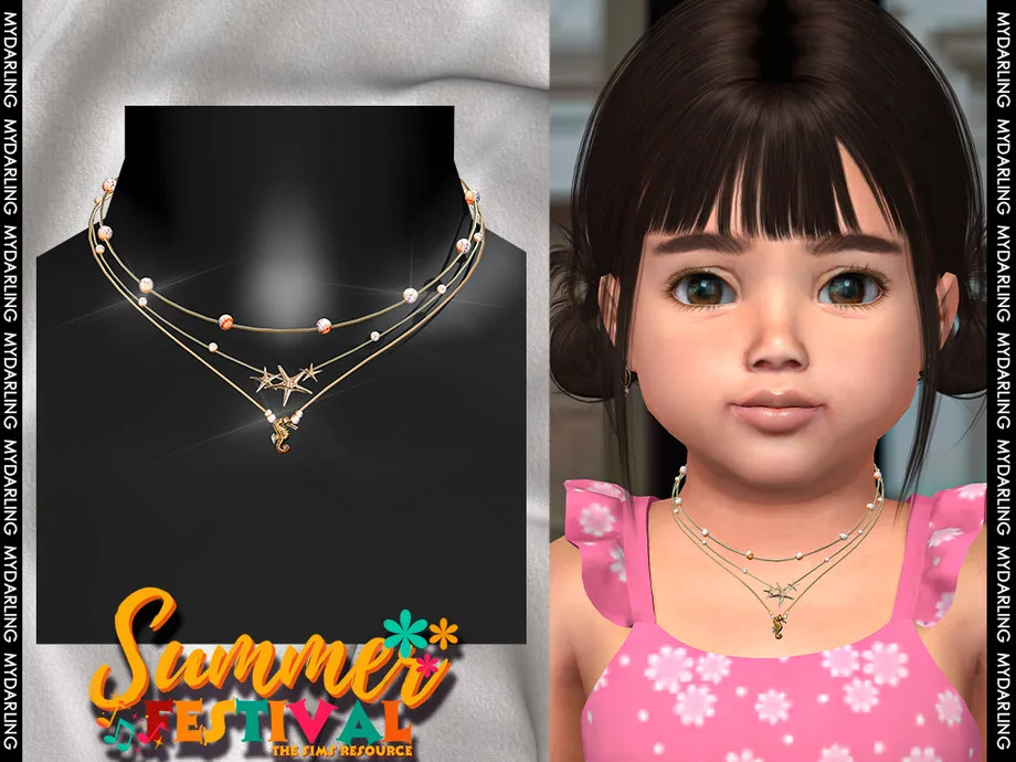 w-920h-690-3668907.jpg SUMMER -shell and starfish NECKLACE na52 - TODDLER - Image 1