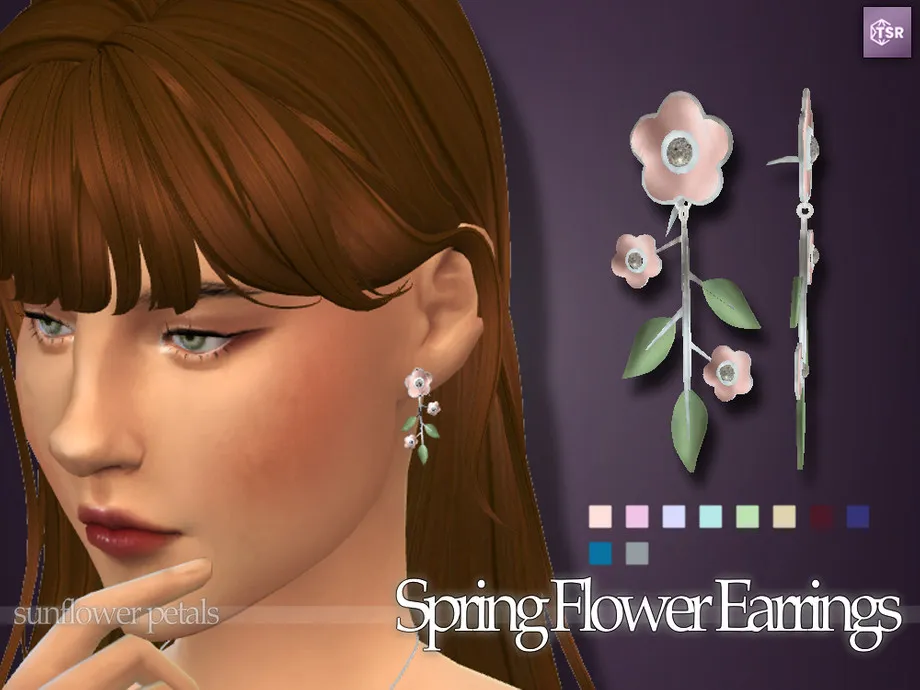 Spring Flower Earrings