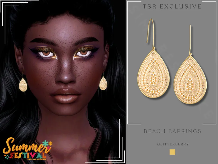Summer Festival Beach Earrings