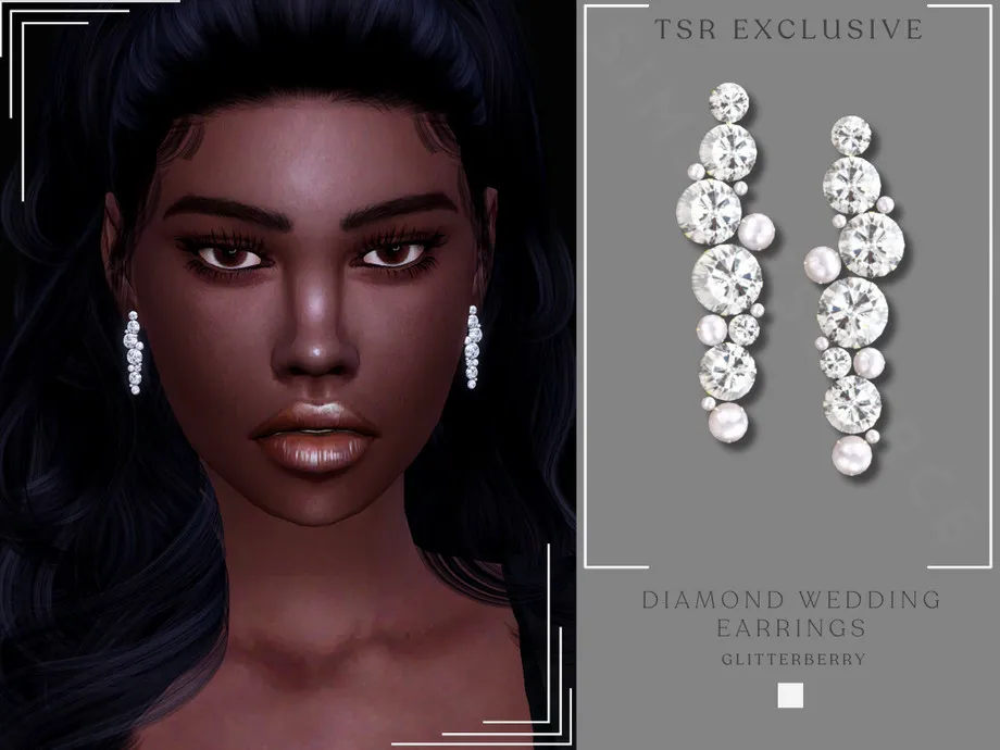 Diamond Wedding Earrings