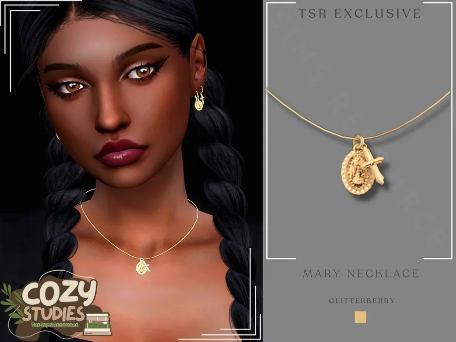 Cozy Studios Mary Necklace