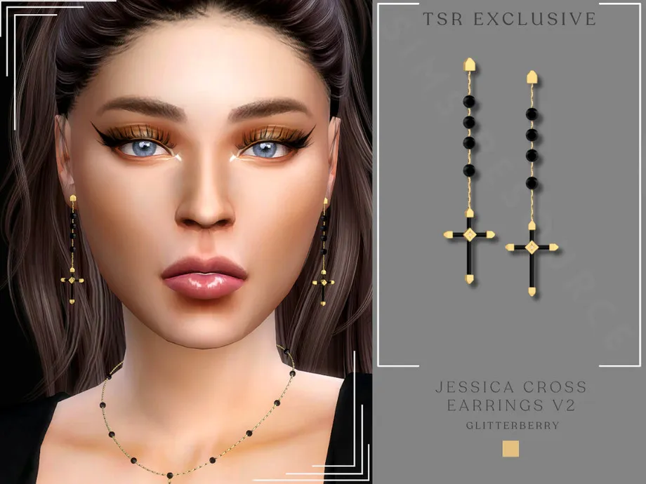 Jessica Cross Earring v2