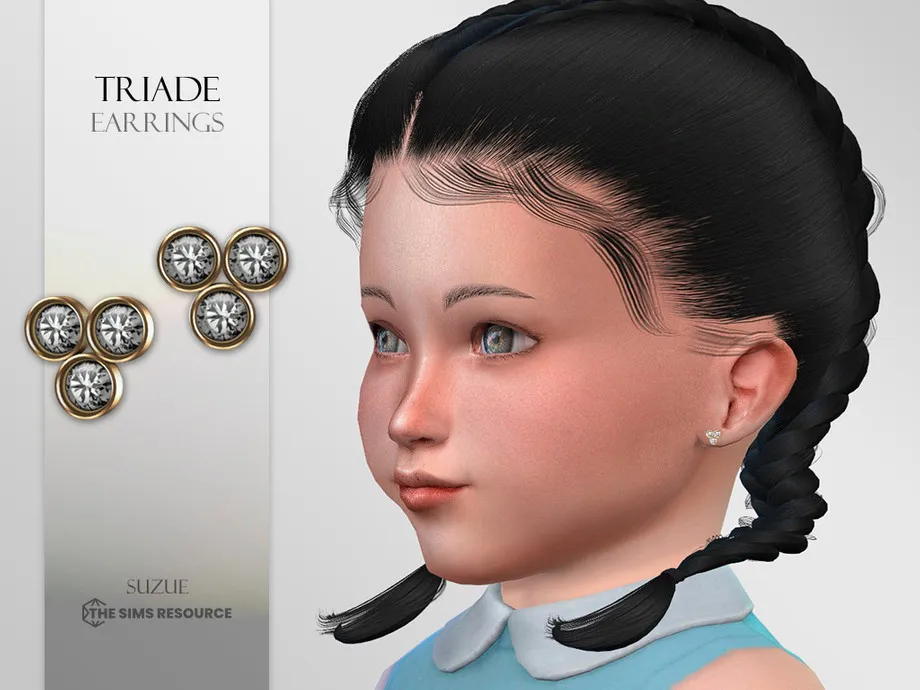 Triade Earrings Toddler