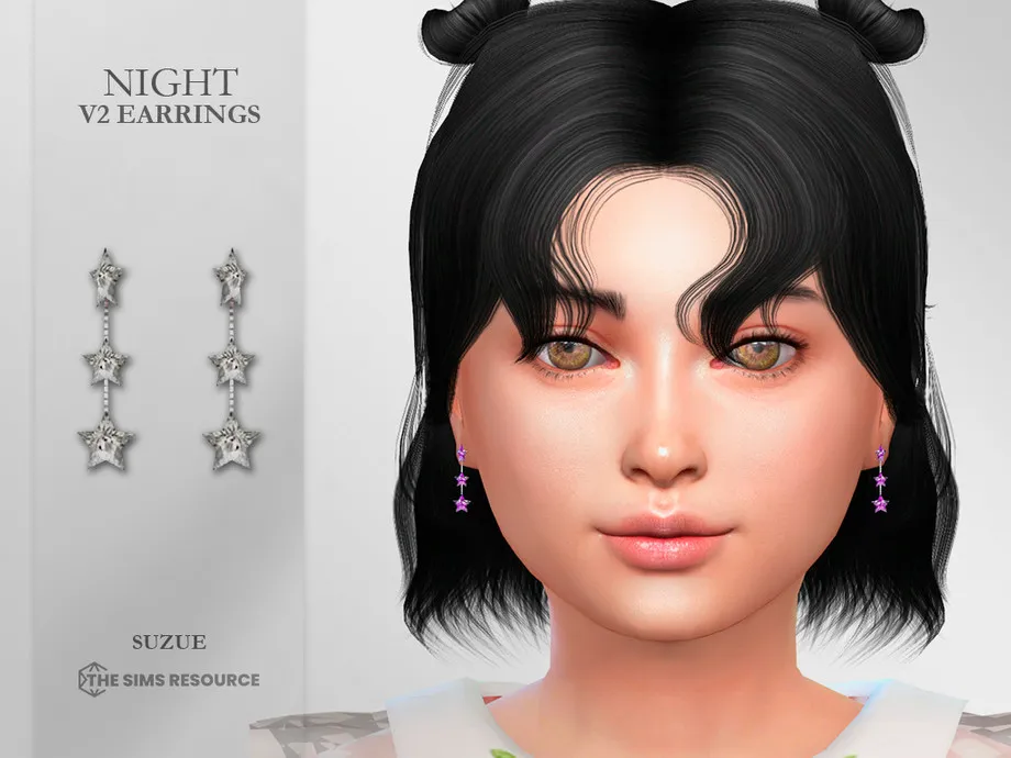 Night V2 Earrings Child