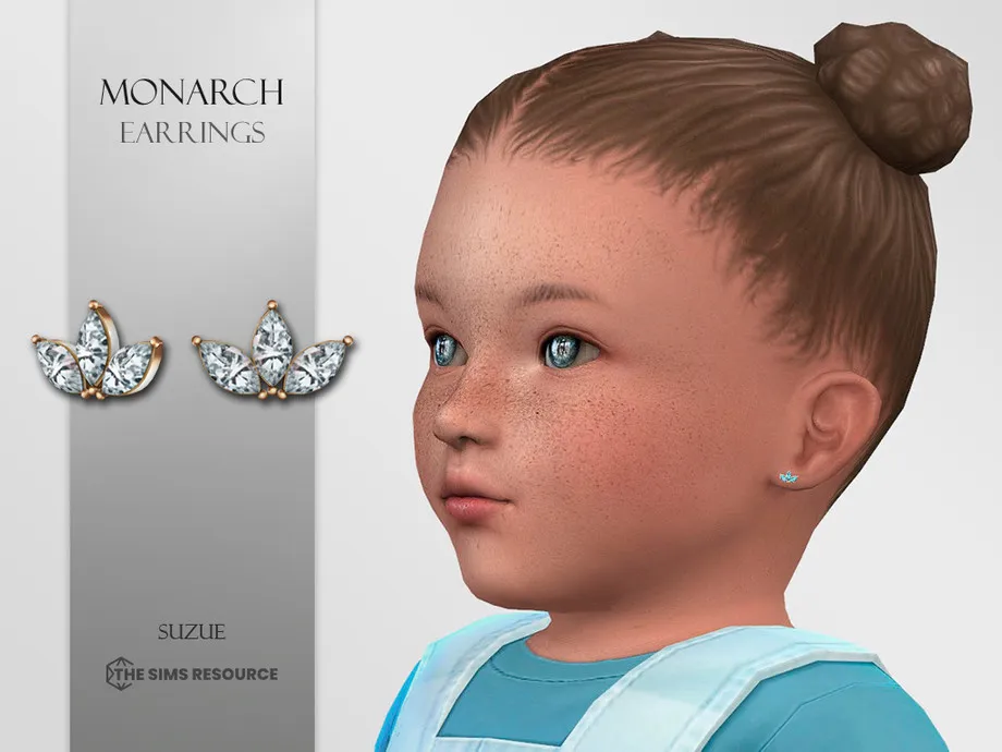 Monarch Earrings Infant