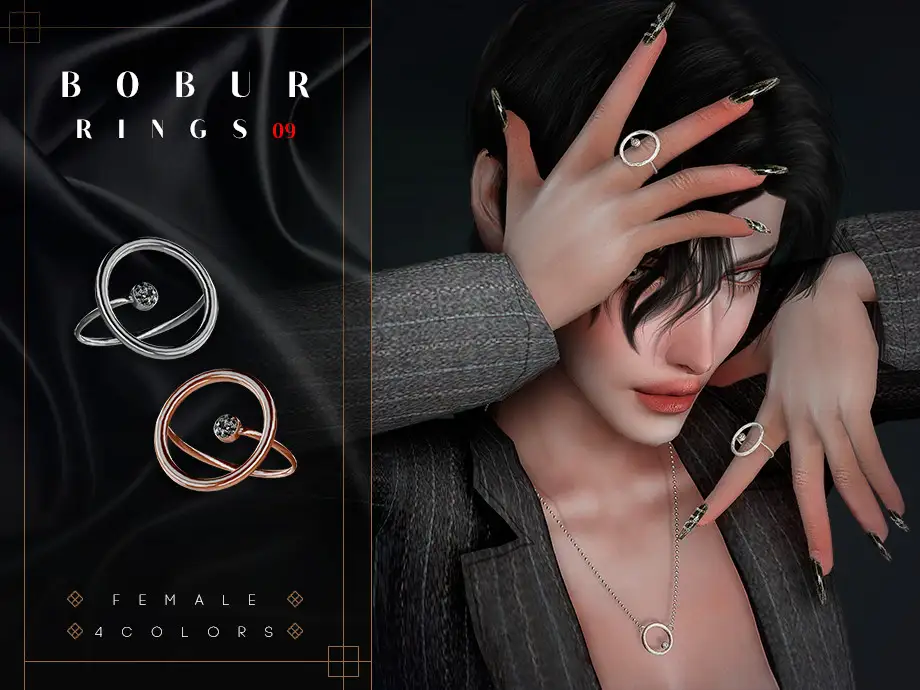 Bobur Rings 09 R middle finger.package