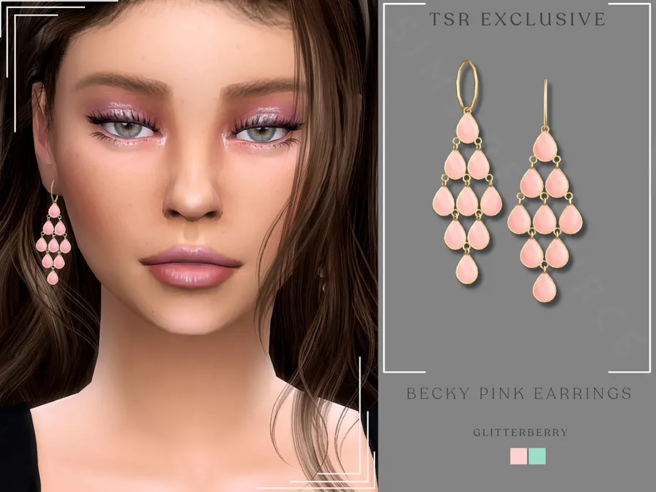Becky Pink Earrings