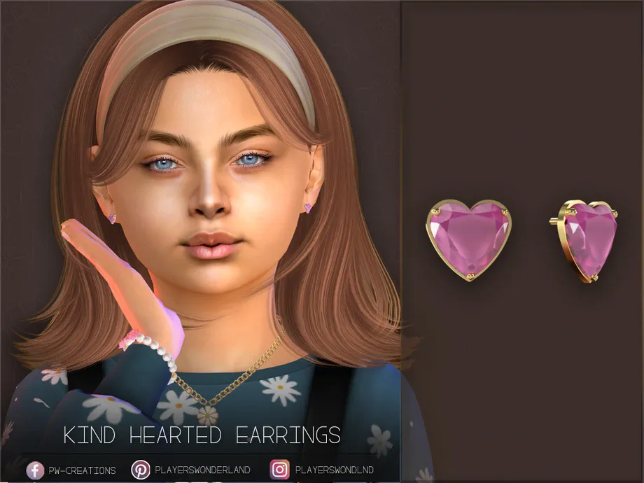 Kind Hearted Earrings Kids