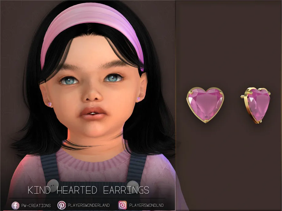 Kind Hearted Earrings Toddler
