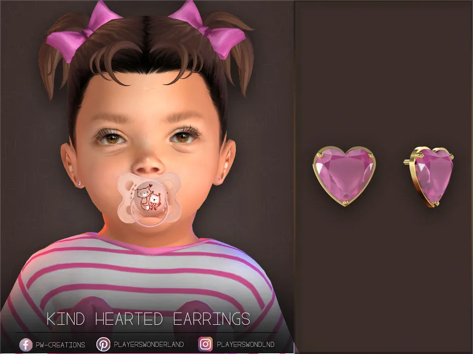 Kind Hearted Earrings Infant
