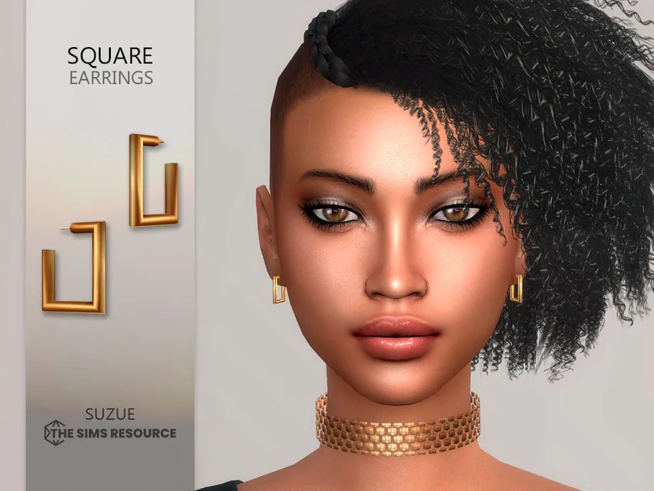 Square Earrings