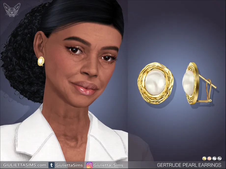 Gertrude Pearl Earrings