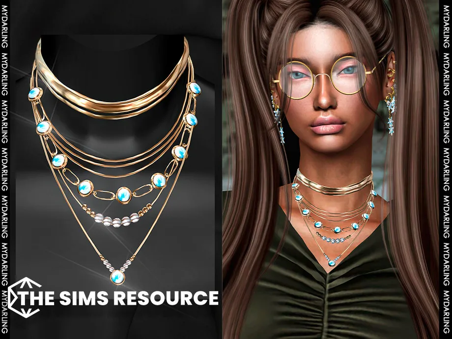 elegant gold necklace set ADULT V1