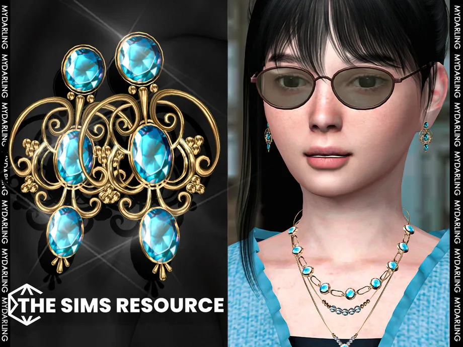 Gold earring na019 CHILD