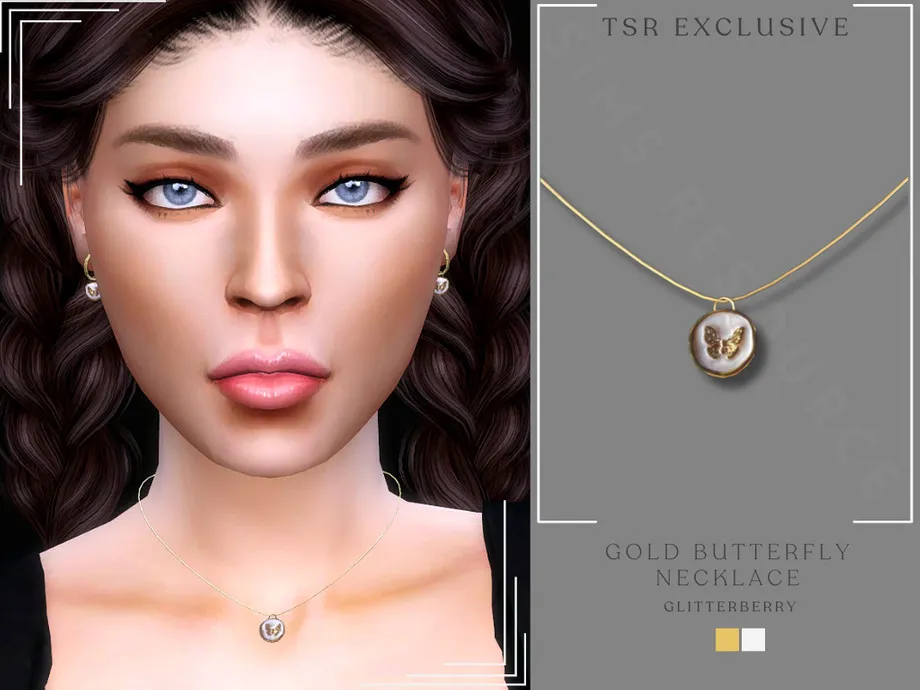 Gold Butterfly Necklace