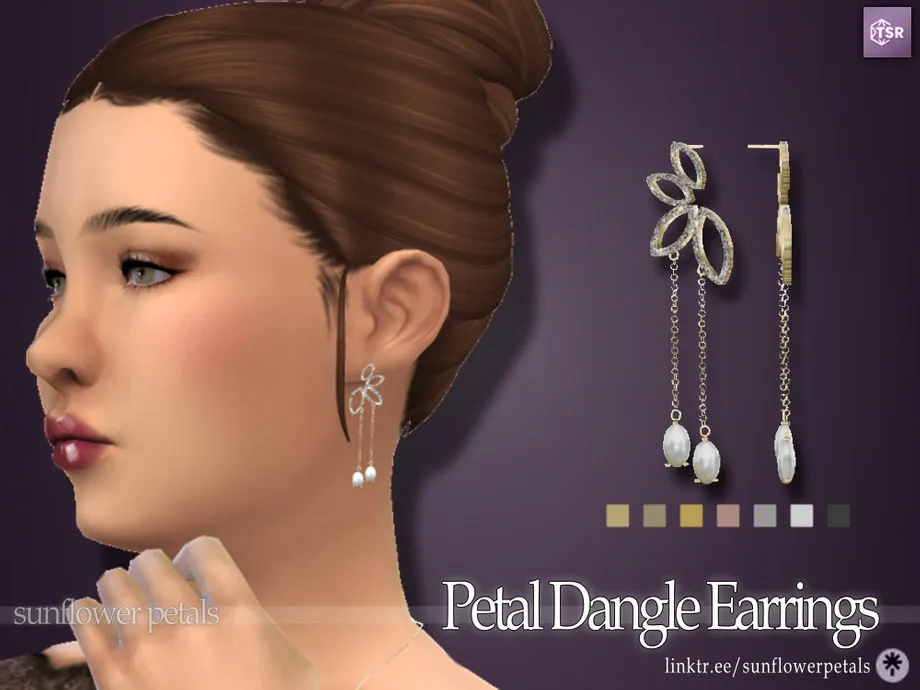 Petal Dangle Earrings