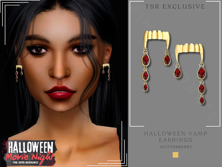 Halloween Vamp Earrings