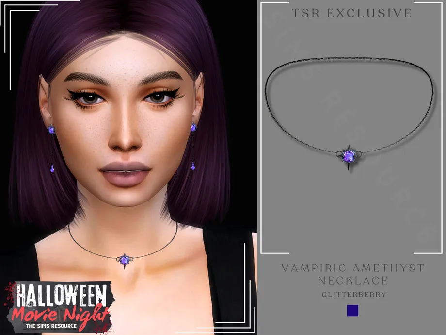 Vampiric Amethyst Necklace