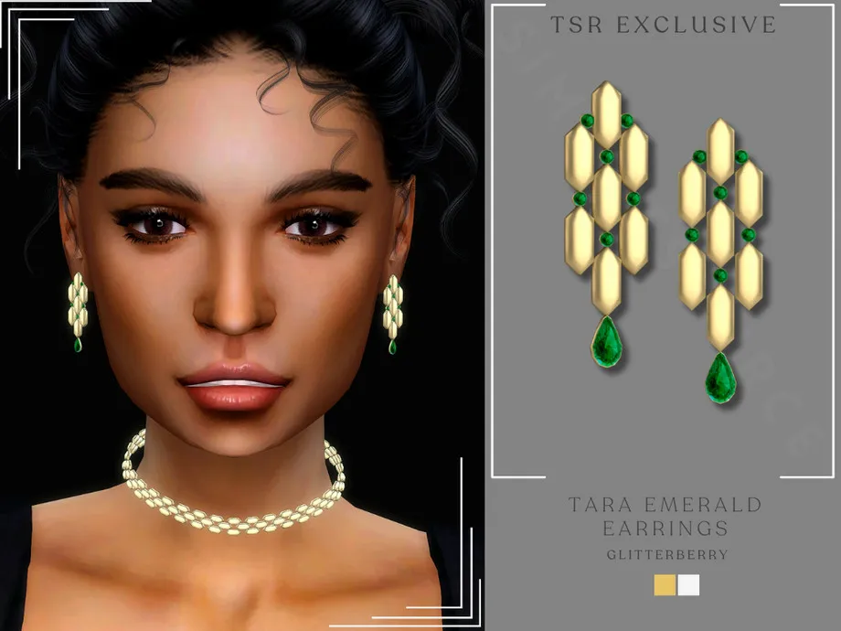 Tara Emerald Earrings