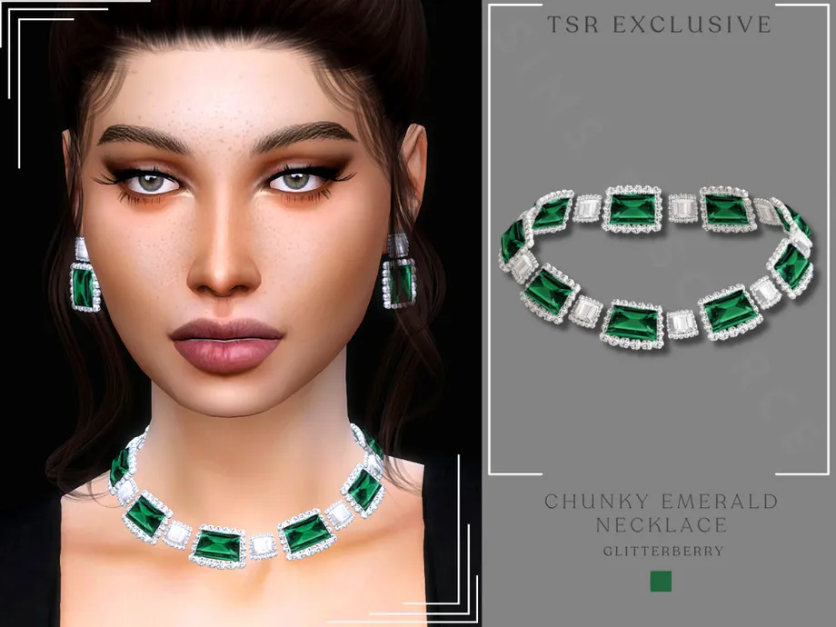 Chunky Emerald Necklace