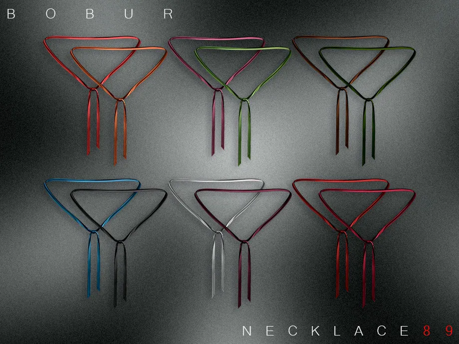 Silk Ribbon Necklace