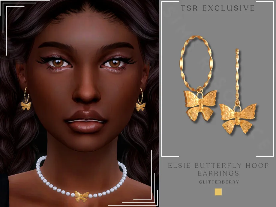 w-920h-690-3701814.jpg Elsie Butterfly Hoop Earring - Image 1