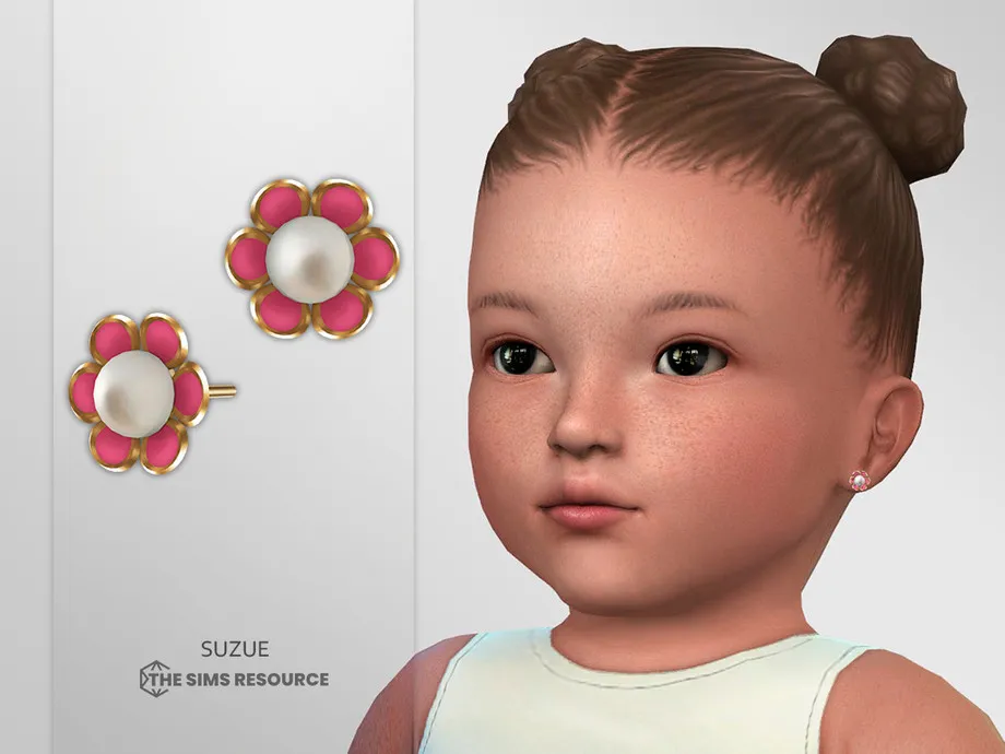 Flower Earrings Infant