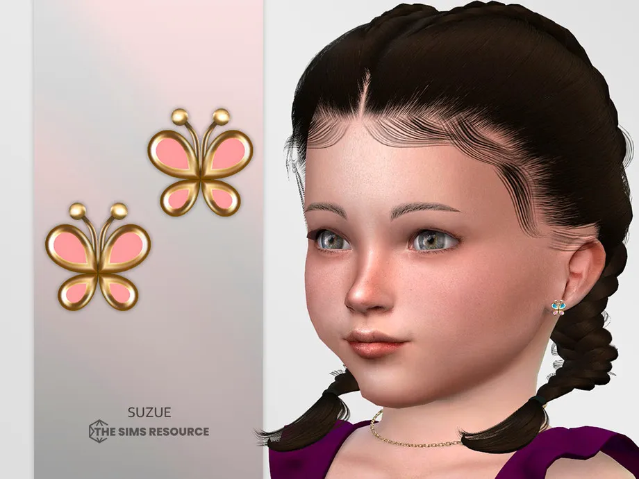 Butterfly Earrings Toddler