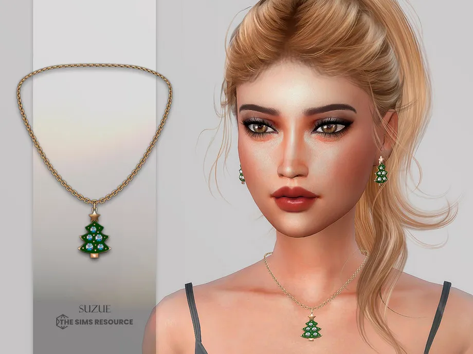 Christmas Tree Necklace