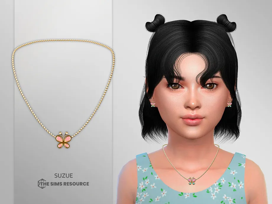 Butterfly Necklace Child