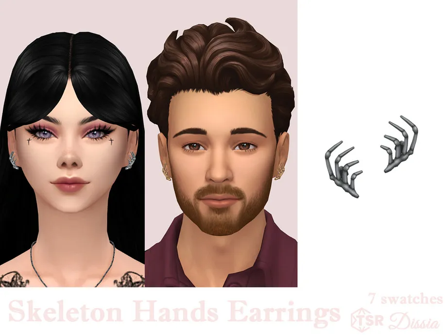 Skeleton Hands Earrings