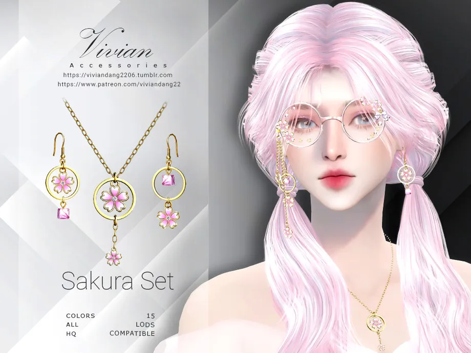 VivianDang_AF_Earing_Sakura.package
