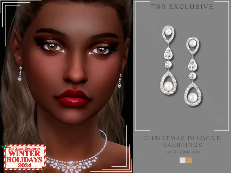 Christmas Diamond Earrings