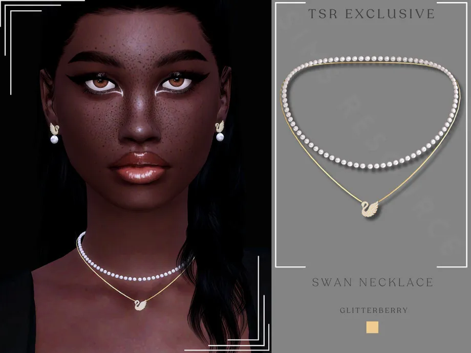 Swan Layered Necklace