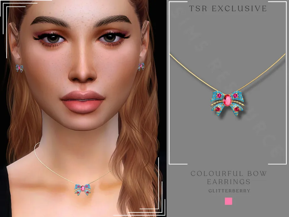 Colourful Bow Necklace