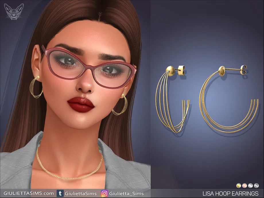 Lisa Hoop Earrings