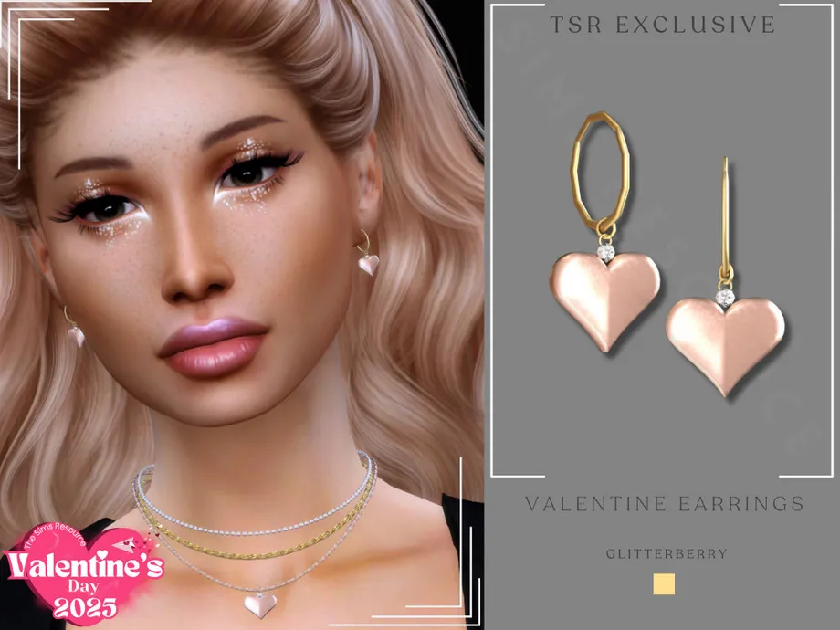 Valentine Hoop Earrings