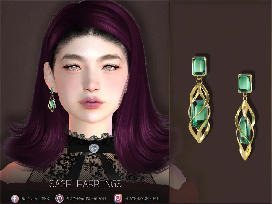 Sage Earrings