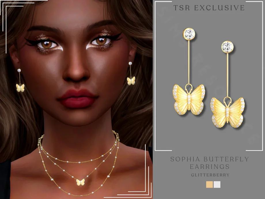 Sophia Butterfly Earrings
