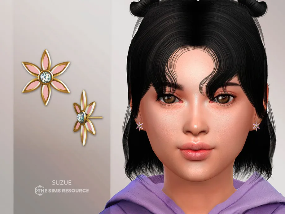 Flower Earrings Child