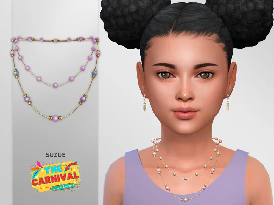 Carnival Multicolor Necklace Child